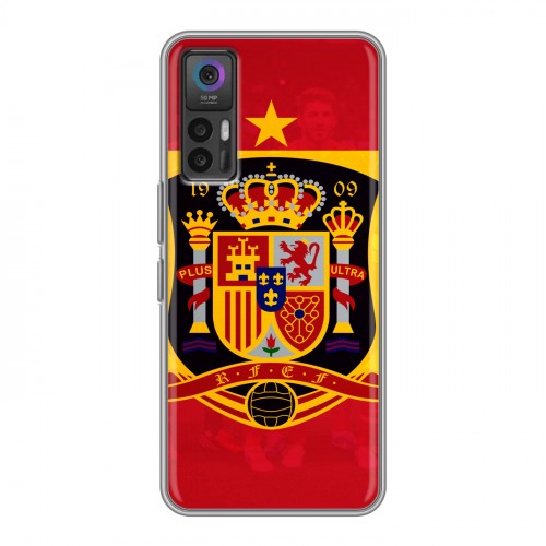 Дизайнерский силиконовый чехол для TCL 30 флаг Испании