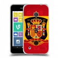 Дизайнерский пластиковый чехол для Nokia Lumia 530 флаг Испании