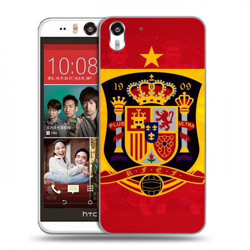 Дизайнерский силиконовый чехол для HTC Desire Eye флаг Испании