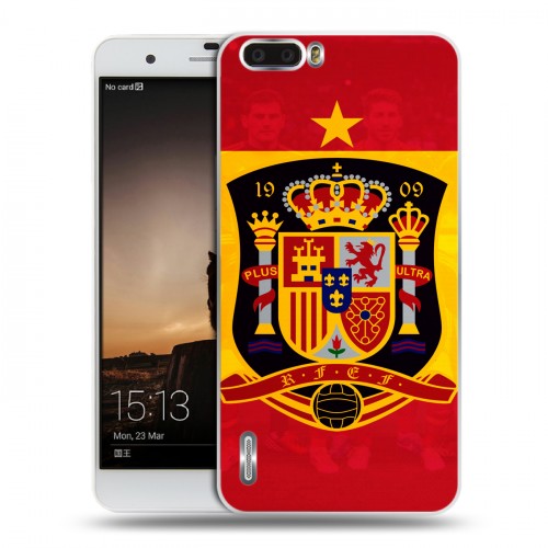 Дизайнерский силиконовый чехол для Huawei Honor 6 Plus флаг Испании