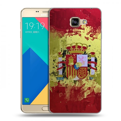 Дизайнерский силиконовый чехол для Samsung Galaxy A9 флаг Испании