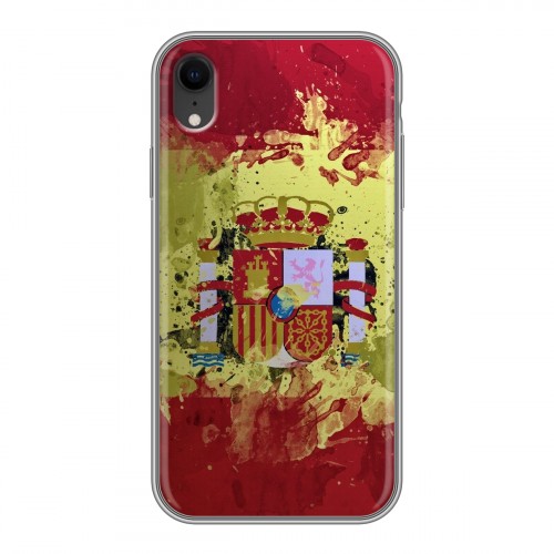 Дизайнерский силиконовый чехол для Iphone Xr флаг Испании