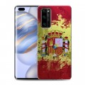 Дизайнерский силиконовый чехол для Huawei Honor 30 Pro флаг Испании