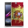 Дизайнерский пластиковый чехол для Sony Xperia Z Ultra  флаг Испании