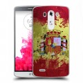 Дизайнерский пластиковый чехол для LG G3 (Dual-LTE) флаг Испании