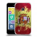 Дизайнерский пластиковый чехол для Nokia Lumia 530 флаг Испании