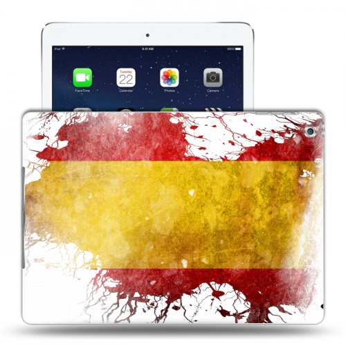 Дизайнерский силиконовый чехол для Ipad (2017) флаг Испании