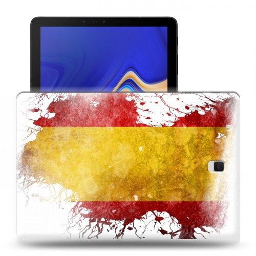 Дизайнерский силиконовый чехол для Samsung Galaxy Tab S4 флаг Испании