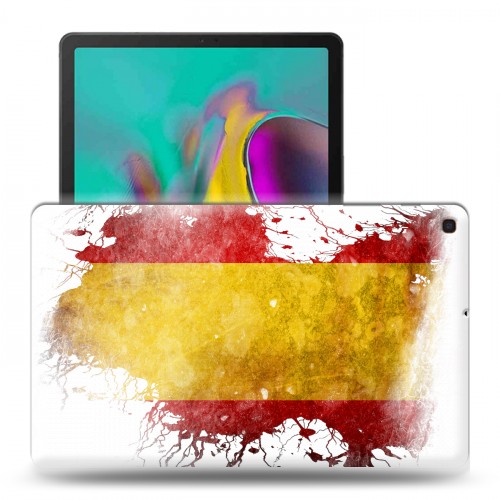 Дизайнерский силиконовый чехол для Samsung Galaxy Tab A 10.1 (2019) флаг Испании