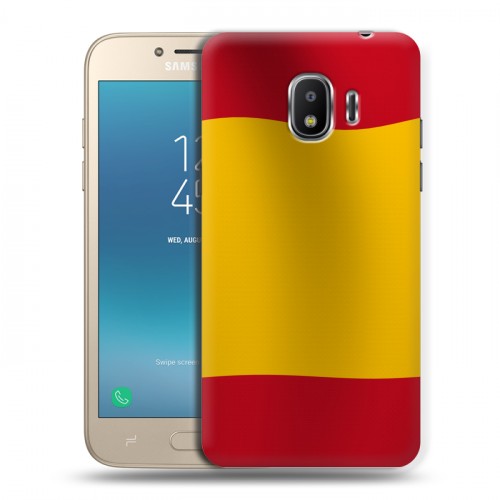 Дизайнерский пластиковый чехол для Samsung Galaxy J2 (2018) флаг Испании