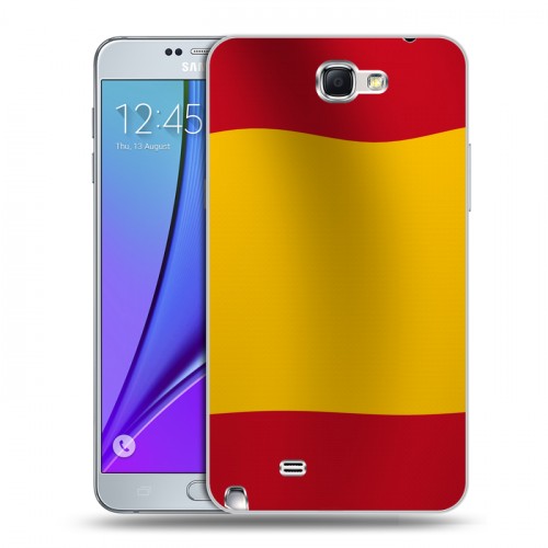 Дизайнерский пластиковый чехол для Samsung Galaxy Note 2 флаг Испании