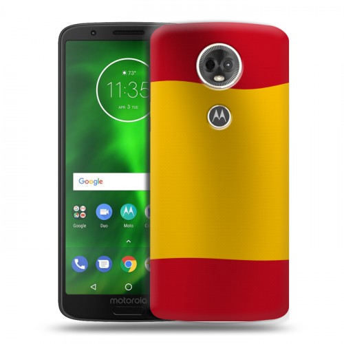 Дизайнерский пластиковый чехол для Motorola Moto E5 Plus флаг Испании