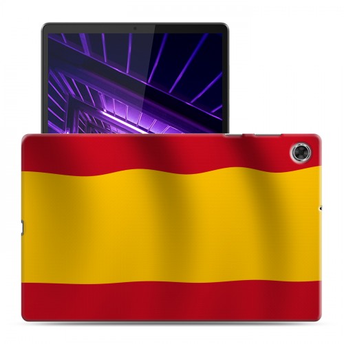 Дизайнерский силиконовый чехол для Lenovo Tab M10 Plus флаг Испании