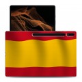 Дизайнерский силиконовый чехол для Samsung Galaxy Tab S8 Ultra флаг Испании