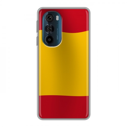 Дизайнерский силиконовый чехол для Motorola Edge 30 Pro флаг Испании