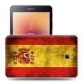 Дизайнерский силиконовый чехол для Samsung Galaxy Tab A 8.0 (2017) флаг Испании