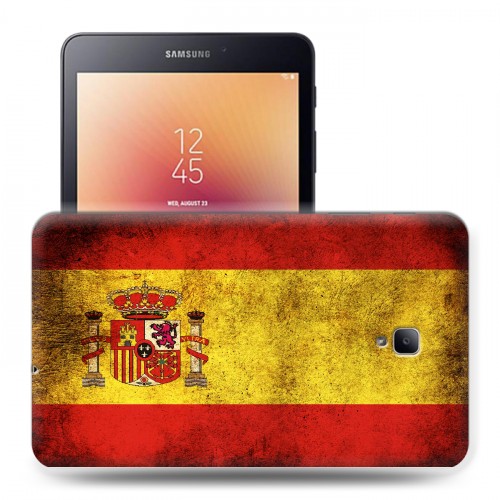 Дизайнерский силиконовый чехол для Samsung Galaxy Tab A 8.0 (2017) флаг Испании