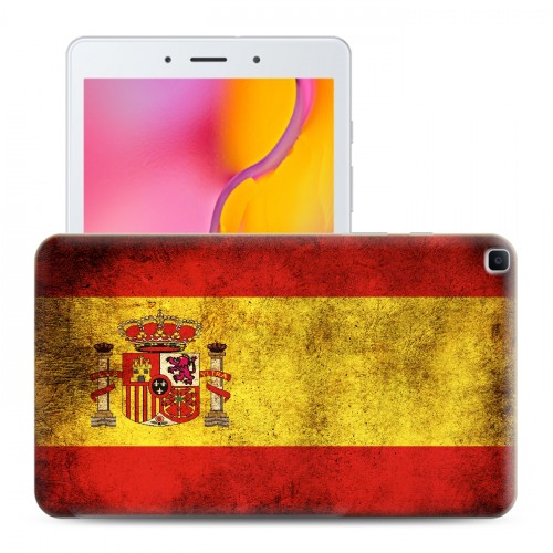 Дизайнерский силиконовый чехол для Samsung Galaxy Tab A 8.0 (2019) флаг Испании