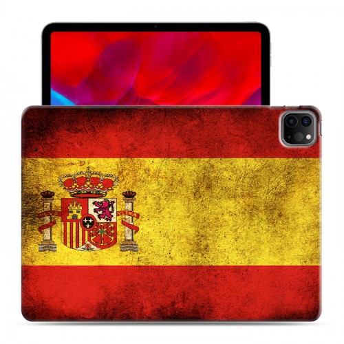 Дизайнерский силиконовый с усиленными углами чехол для Ipad Pro 11 (2020) флаг Испании