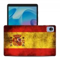 Дизайнерский силиконовый с усиленными углами чехол для Realme Pad Mini флаг Испании