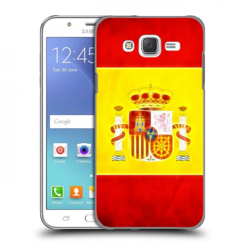 Дизайнерский пластиковый чехол для Samsung Galaxy J5 флаг Испании