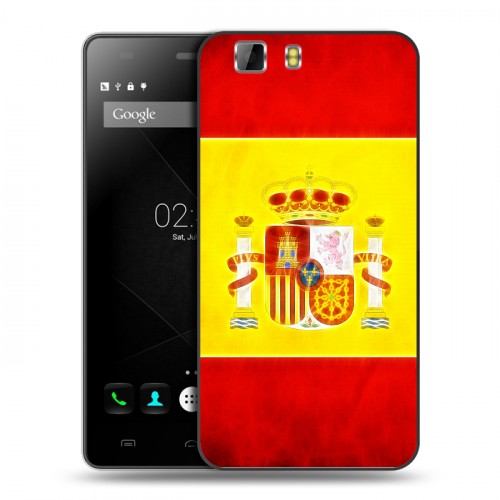 Дизайнерский пластиковый чехол для Doogee X5 флаг Испании