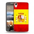Дизайнерский пластиковый чехол для HTC Desire 828 флаг Испании