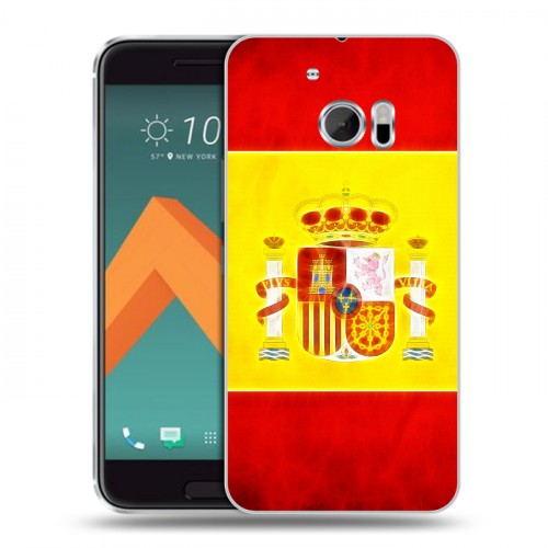 Дизайнерский пластиковый чехол для HTC 10 флаг Испании