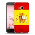 Дизайнерский пластиковый чехол для HTC U Play флаг Испании