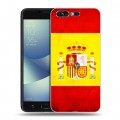 Дизайнерский силиконовый чехол для ASUS ZenFone 4 Pro флаг Испании