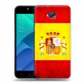 Дизайнерский пластиковый чехол для ASUS ZenFone 4 Selfie флаг Испании