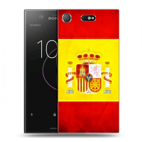 Дизайнерский пластиковый чехол для Sony Xperia XZ1 Compact флаг Испании