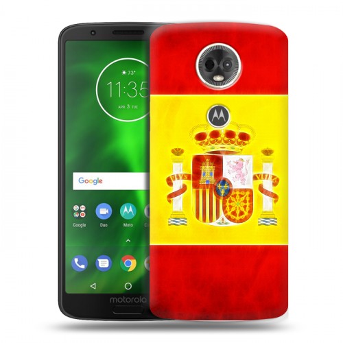Дизайнерский пластиковый чехол для Motorola Moto E5 Plus флаг Испании
