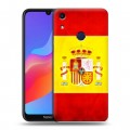 Дизайнерский пластиковый чехол для Huawei Honor 8A флаг Испании