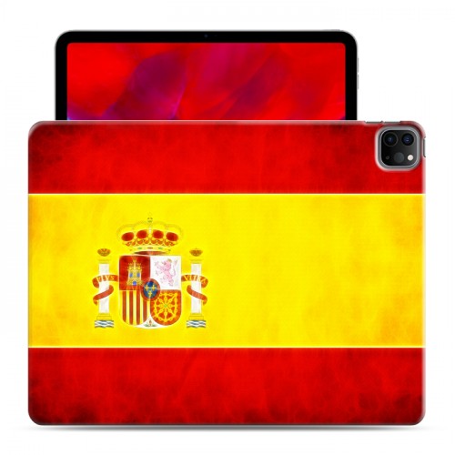 Дизайнерский пластиковый чехол для Ipad Pro 12.9 (2020) флаг Испании