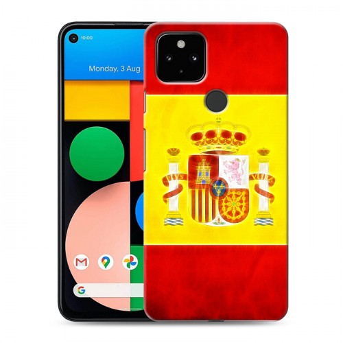 Дизайнерский силиконовый чехол для Google Pixel 4a 5G флаг Испании