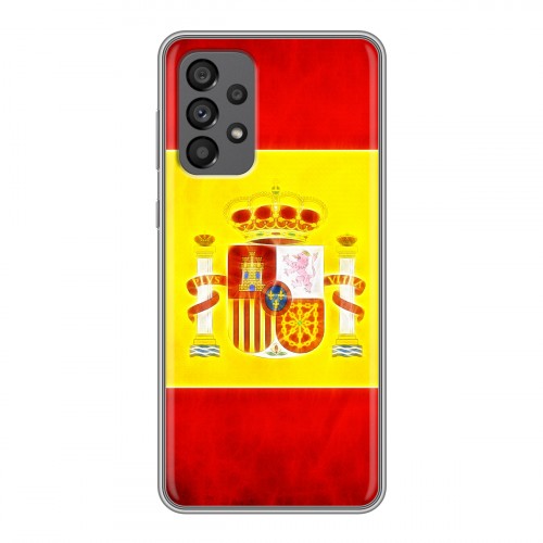 Дизайнерский пластиковый чехол для Samsung Galaxy A73 5G флаг Испании