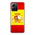 Дизайнерский пластиковый чехол для Xiaomi RedMi Note 12 флаг Испании