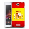 Дизайнерский пластиковый чехол для Sony Xperia C флаг Испании
