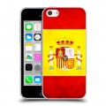 Дизайнерский пластиковый чехол для Iphone 5c флаг Испании