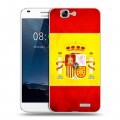 Дизайнерский пластиковый чехол для Huawei Ascend G7 флаг Испании