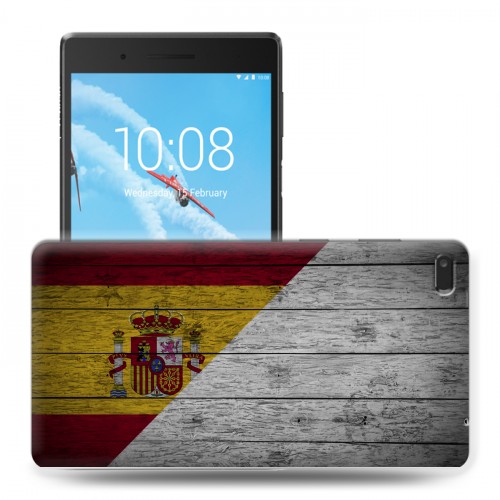 Дизайнерский силиконовый чехол для Lenovo Tab 4 7 Essential флаг Испании
