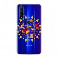 Полупрозрачный дизайнерский пластиковый чехол для Huawei Honor 20 флаг Испании