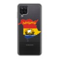 Полупрозрачный дизайнерский пластиковый чехол для Samsung Galaxy A12 флаг Испании