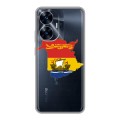 Полупрозрачный дизайнерский силиконовый чехол для Realme C55 флаг Испании