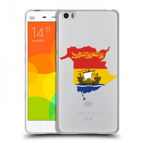 Полупрозрачный дизайнерский пластиковый чехол для Xiaomi Mi Note флаг Испании