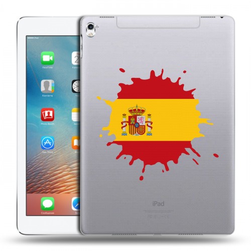 Полупрозрачный дизайнерский силиконовый чехол для Ipad Pro 9.7 флаг Испании