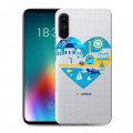 Полупрозрачный дизайнерский силиконовый чехол для Meizu 16T флаг греции