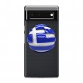 Полупрозрачный дизайнерский силиконовый чехол для Google Pixel 6 флаг греции