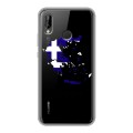 Полупрозрачный дизайнерский пластиковый чехол для Huawei P20 Lite флаг греции